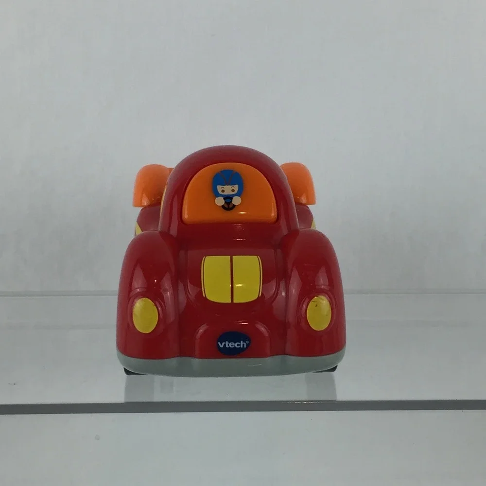VTech‎ Go Go Smart Wheels Race Car Lot of 2 Red Yellow Interactive Toy Vehicles